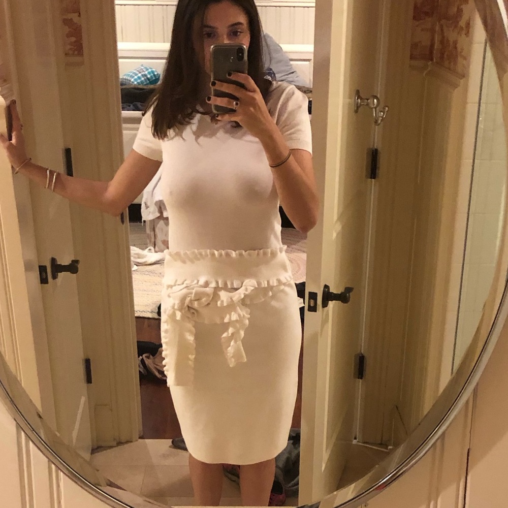 RED Valentino white business dress